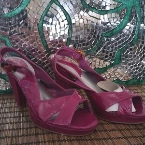 Charlotte Russes Heels Size 6 Purple